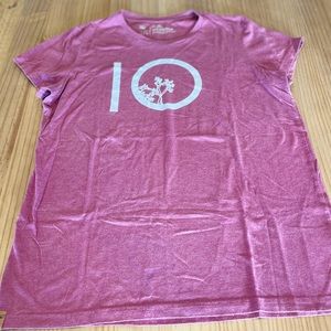 TENTREE t-shirt (reddish pink)